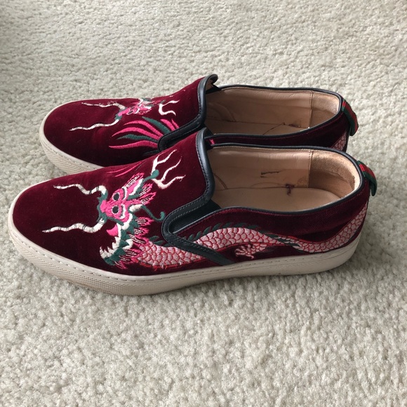 Gucci Dublin dragon slip-on sneakers - Picture 6 of 12